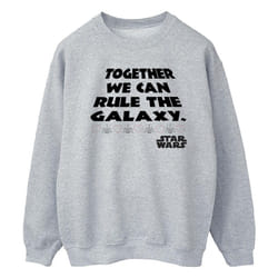 Star Wars - Sweat TOGETHER WE CAN RULE THE GALAXY - Homme (Gris chiné)