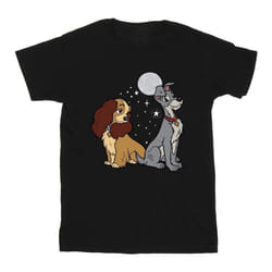 Disney - T-shirt LADY AND THE TRAMP - Homme (Noir)