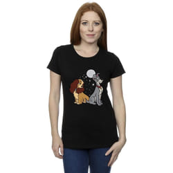 Disney - T-shirt LADY AND THE TRAMP - Femme (Noir)