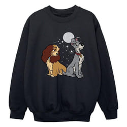 Disney - Sweat LADY AND THE TRAMP - Garçon (Noir)