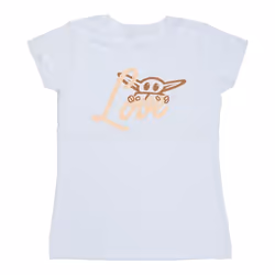 Star Wars - T-shirt LOVE - Femme (Blanc)