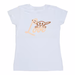 Star Wars - T-shirt LOVE - Femme (Blanc)