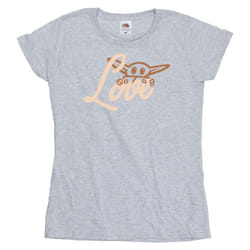 Star Wars - T-shirt LOVE - Femme (Gris chiné)