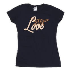 Star Wars - T-shirt LOVE - Femme (Bleu marine)