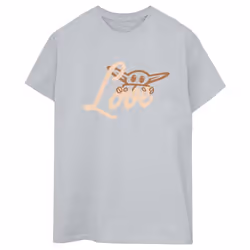 Star Wars - T-shirt LOVE - Femme (Gris chiné)