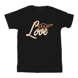 Star Wars - T-shirt LOVE - Fille (Noir)