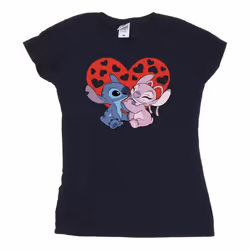 Disney - T-shirt - Femme (Bleu marine)