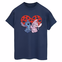 Disney - T-shirt - Femme (Bleu marine)
