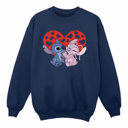 Disney - Sweat - Fille (Bleu marine)