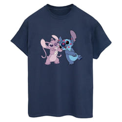 Disney - T-shirt - Femme (Bleu marine)