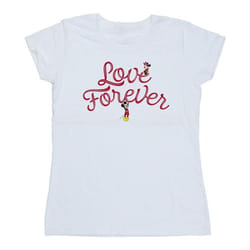 Disney - T-shirt LOVE FOREVER - Femme (Blanc)