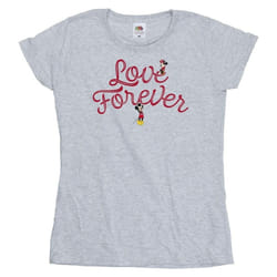 Disney - T-shirt LOVE FOREVER - Femme (Gris chiné)