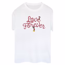 Disney - T-shirt LOVE FOREVER - Femme (Blanc)