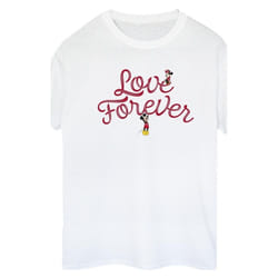 Disney - T-shirt LOVE FOREVER - Femme (Blanc)