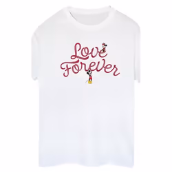 Disney - T-shirt LOVE FOREVER - Femme (Blanc)