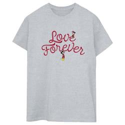 Disney - T-shirt LOVE FOREVER - Femme (Gris chiné)