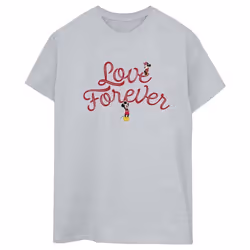 Disney - T-shirt LOVE FOREVER - Femme (Gris chiné)