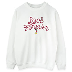 Disney - Sweat LOVE FOREVER - Femme (Blanc)