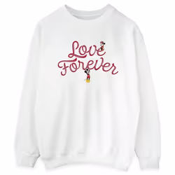Disney - Sweat LOVE FOREVER - Femme (Blanc)
