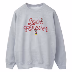 Disney - Sweat LOVE FOREVER - Femme (Gris chiné)