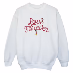 Disney - Sweat LOVE FOREVER - Garçon (Blanc)