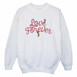 Disney - Sweat LOVE FOREVER - Garçon (Blanc)
