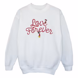 Disney - Sweat LOVE FOREVER - Fille (Blanc)