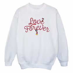 Disney - Sweat LOVE FOREVER - Fille (Blanc)
