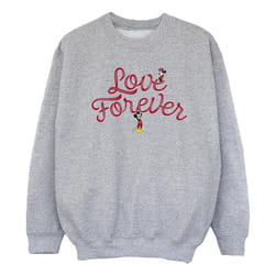 Disney - Sweat LOVE FOREVER - Fille (Gris chiné)