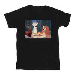 Disney - T-shirt LADY AND THE TRAMP - Homme (Noir)