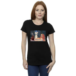 Disney - T-shirt LADY AND THE TRAMP - Femme (Noir)