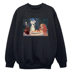 Disney - Sweat LADY AND THE TRAMP - Garçon (Noir)