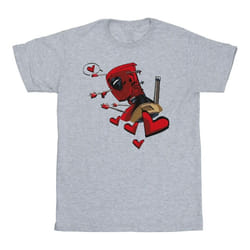 Marvel - T-shirt - Fille (Gris chiné)