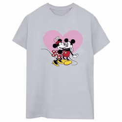 Disney - T-shirt LOVE LANGUAGES - Femme (Gris chiné)