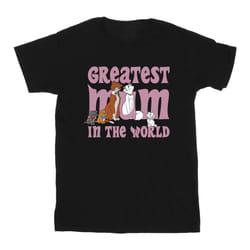 Disney - T-shirt THE ARISTOCATS GREATEST MUM - Homme (Noir)