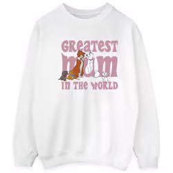 Disney - Sweat THE ARISTOCATS GREATEST MUM - Homme (Blanc)