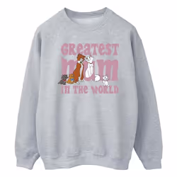 Disney - Sweat THE ARISTOCATS GREATEST MUM - Homme (Gris chiné)