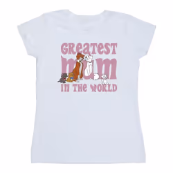 Disney - T-shirt THE ARISTOCATS GREATEST MUM - Femme (Blanc)