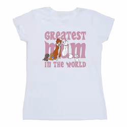 Disney - T-shirt THE ARISTOCATS GREATEST MUM - Femme (Blanc)