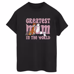 Disney - T-shirt THE ARISTOCATS GREATEST MUM - Femme (Noir)