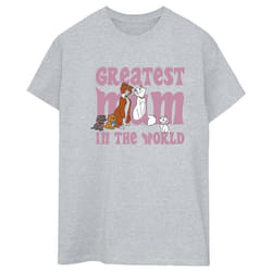 Disney - T-shirt THE ARISTOCATS GREATEST MUM - Femme (Gris chiné)