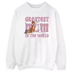 Disney - Sweat THE ARISTOCATS GREATEST MUM - Femme (Blanc)