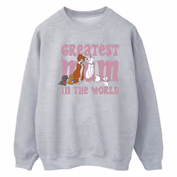 Disney - Sweat THE ARISTOCATS GREATEST MUM - Femme (Gris chiné)