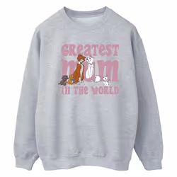 Disney - Sweat THE ARISTOCATS GREATEST MUM - Femme (Gris chiné)