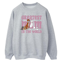 Disney - Sweat THE ARISTOCATS GREATEST MUM - Femme (Gris chiné)