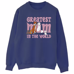 Disney - Sweat THE ARISTOCATS GREATEST MUM - Femme (Bleu marine)