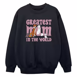 Disney - Sweat THE ARISTOCATS GREATEST MUM - Garçon (Noir)