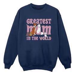Disney - Sweat THE ARISTOCATS GREATEST MUM - Garçon (Bleu marine)