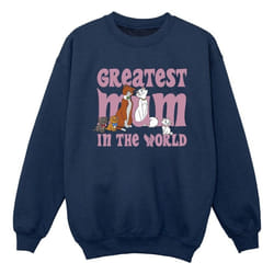Disney - Sweat THE ARISTOCATS GREATEST MUM - Garçon (Bleu marine)