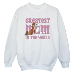 Disney - Sweat THE ARISTOCATS GREATEST MUM - Garçon (Blanc)